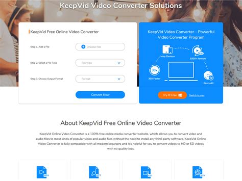 These files will be connected one by one in the order you entered. KeepVid - Free Online Video Converter - direkt online ...