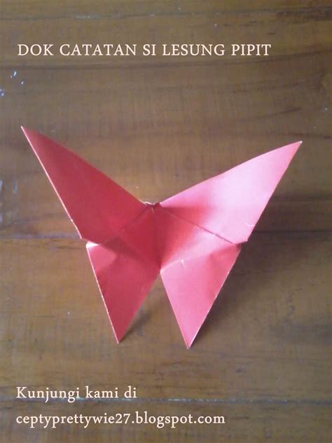 Video cara membuat origami kupu kupu. Shepty IeCha Blog