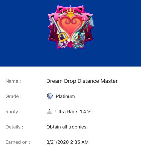 Achieve 100% completion in combat, story, items, and game records. Kingdom Hearts Dream Drop Distance HD Platinum #62 - working my way through the "Story So Far ...