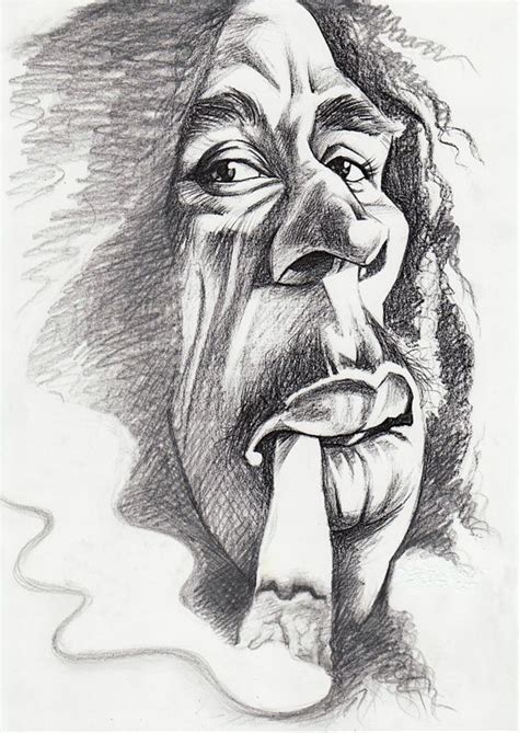 Pin by roy mardis on final project in 2019 bob marley. **Bob Marley** More fantastic caricatures, cartoons ...
