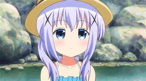 The gif dimensions 320 x 180px was uploaded by anonymous user. Kafuu Chino Gochiusa Gifs \(^^)/ | •Anime• Amino