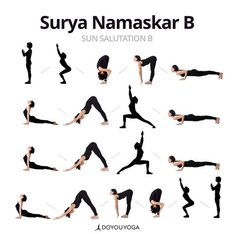 In sanskrit, surya refers to the sun while namaskar means to bow or to greet. Your easy-to-follow guide to classic Sun Salutation B #YogaMovesForWeightLoss | Beginner yoga ...