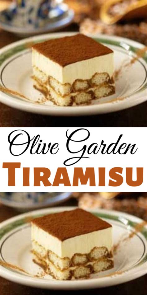 Sep 09 2020 read more. Olive Garden Tiramisu - The classic Italian dessert. A ...