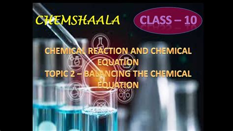 Synthesis, decomposition, single replacement, double replacement, and combustion. CLASS 10 BALANCING THE CHEMICAL EQUATION - YouTube