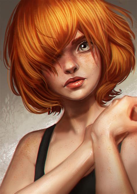 See more ideas about short red hair, red hair, hair styles. Digital Painting Inspiration #011 - Paintable