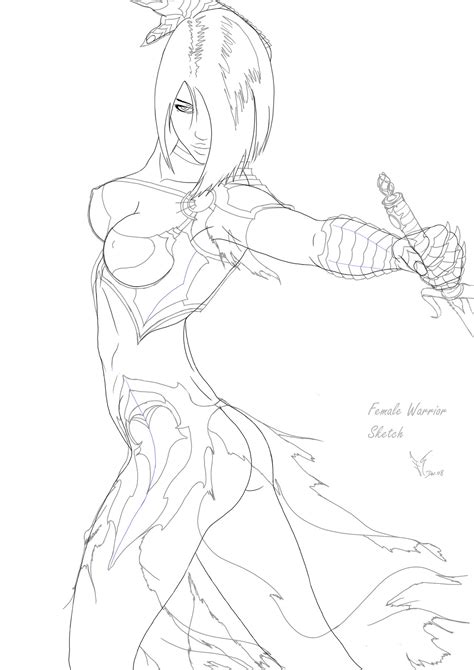 Are you looking for the best female warrior drawing for your personal blogs, projects or designs, then clipartmag is the place just for you. Female Warrior - Sketch by daFlow on DeviantArt