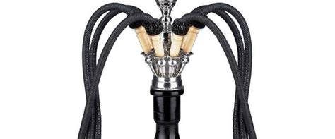 Use as hookah, bong, rig or with a vaporizer attachment; Black Six Person Hookah Bong | The Weed Blog