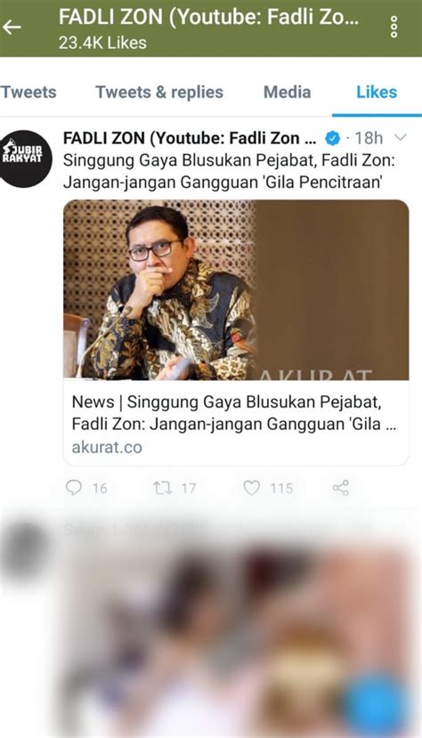 Namun demikian, fadli tidak menutup. Like Konten Porno di Twitter, Fadli Zon Dipolisikan