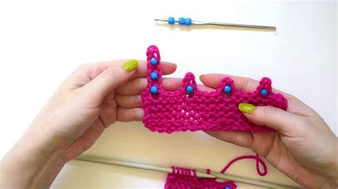 It is a wonderful embellishment technique that can be used on, for this second video tutorial will show you how to add beads using a small crochet hook. Knit Tips Picot Edition: Adding beads to a picot bind off ...