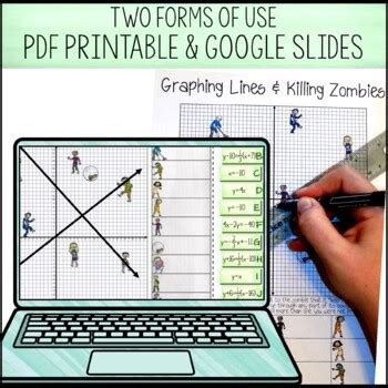 Constructing line graphs math goodies graphing lines worksheet answers. Graphing Lines & Zombies ~ Graphing in All 3 Forms of Linear Equations Activity