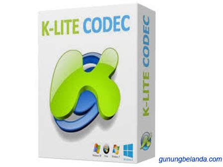 Windows 95, 98, 2000, me, xp, vista, 7, 8. K-Lite Mega Codec Pack 13.0 Free Download Windows XP/Vista/7/8/10 - GUNUNG BELANDA