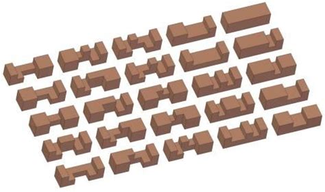 This is how you put a 6 piece wooden puzzle together. Standard six-piece burr puzzles - Types of rods | Wooden ...