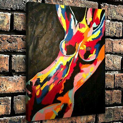 Hence, abstract wall art is seen as the best way to spruce up your walls. 12"x16" Abstract painting naked woman HD Canvas Prints ...