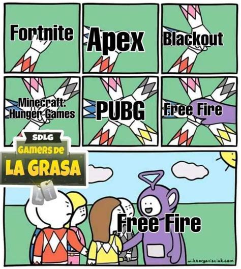 While its graphics are pretty solid on its own, when compared to call of duty, you will notice a free fire, inspired by games such as pubg mobile and fortnite, is first and foremost, a battle. Memes De Fortnite Vs Pubg Vs Free Fire