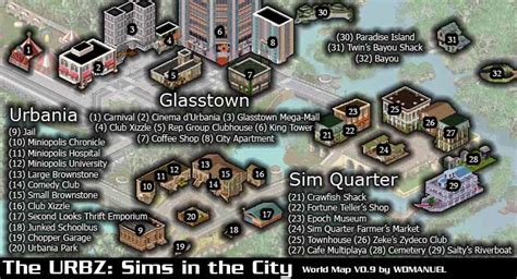 Transform your indoor spaces into green habitats that radiate life and energy. The Urbz: Sims in the City World Map Map for Game Boy ...
