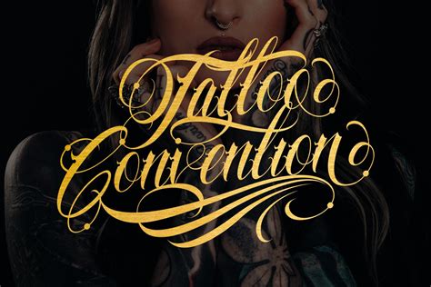 Picking a font for your next tattoo is a very important decision. Familia Tattoo Lettering Font | Stunning Script Fonts ...