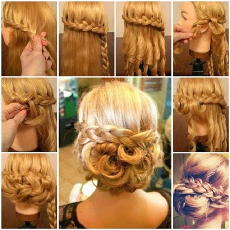 Half updo with long hanging braids Hair Styling For Girls Step By Step Tutorial Part 1 - K4 Craft