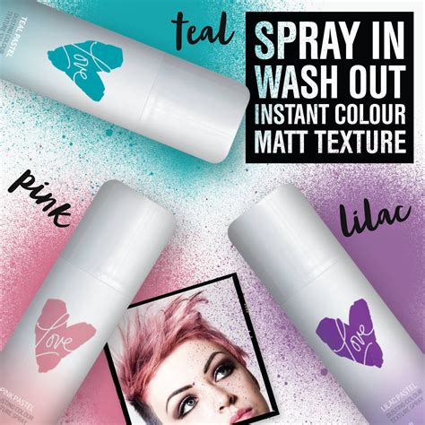 White hair spray product details: Juuce Love - Spray in. Wash out. Instant colour. Matt ...