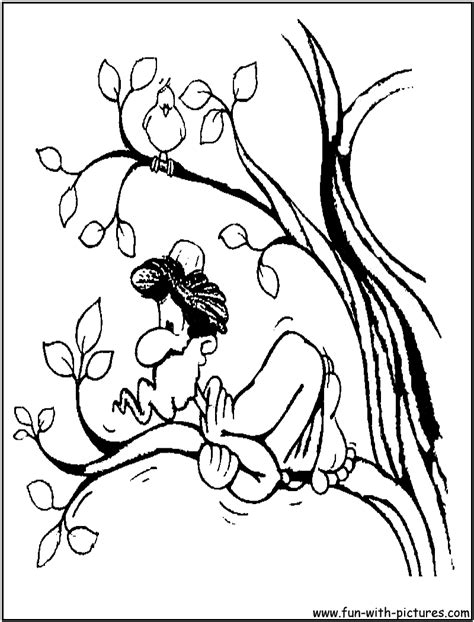 Activities make learning about jesus fun and memorable. Zacchaeus Jesus Coloring Page Archives - Coloring Page For ...