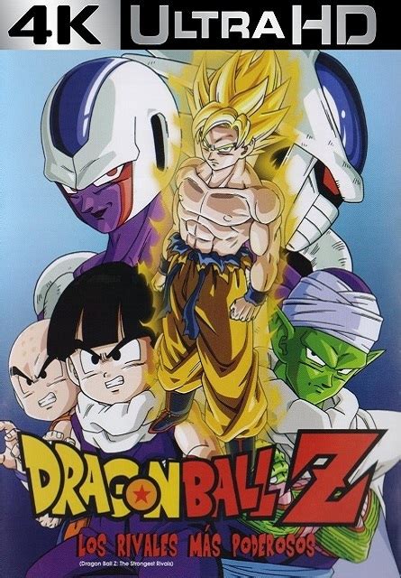 After learning that he is from another planet, a warrior named goku and his friends are prompted to defend it from an onslaught of extraterrestrial enemies. Dragon Ball Z - Los rivales mas poderosos 1991 4K UHD 2160P Español Latino