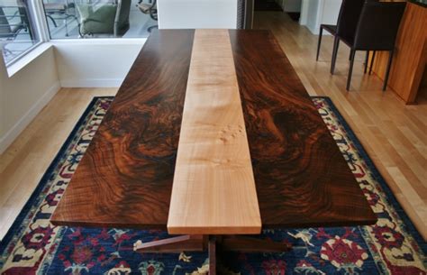 This video is about making a folding dining table. Maple Plywood Dining Table Top / Solid maple and oak ...