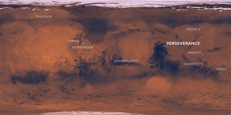 The space agency also released a dramatic image of the mars perseverance rover being lowered onto the surface during its landing on thursday. NASA Mars 2020 Perseverance Landing Live - From Space With ...