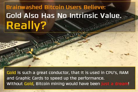 However, fast forward to today with both industries and the barrier to entry to be successful in mining them is much higher. Major Differences Between Gold Vs. Bitcoin Vs. Paper ...