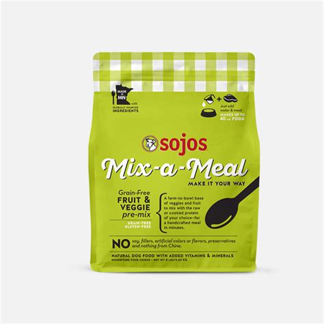 Sojos may have the answer. Sojos Grain-free Mix-A-Meal Veggie Dog Food - Bend Pet Express