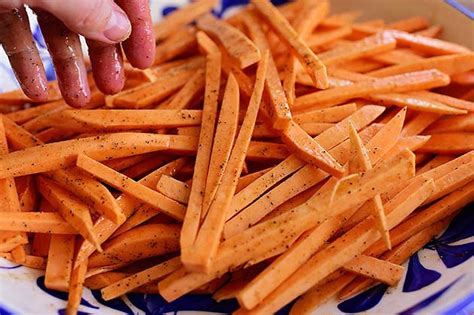 Using a mandoline, or vegetable peeler, finely slice the potatoes into chips. Sweet Potato Fries | The Pioneer Woman Cooks! | Bloglovin'
