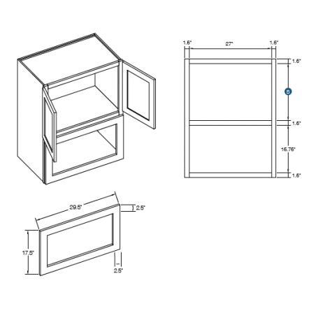 The shaker microwave cabinet is a cabinet in build mode. KCD Shaker Wall Microwave Cabinet