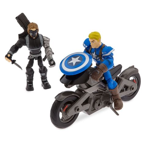 Disney parks store marvel captain america motorcycle set toybox lights & sounds. Captain America Motorcycle Set Marvel Toybox - Official ...