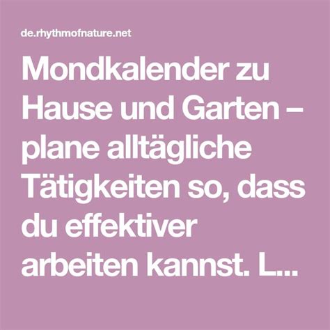 Ohne ein effektives bauchmuskeltraining und ausdauersport geht es nicht. Mondkalender zu Hause und Garten - plane alltägliche ...