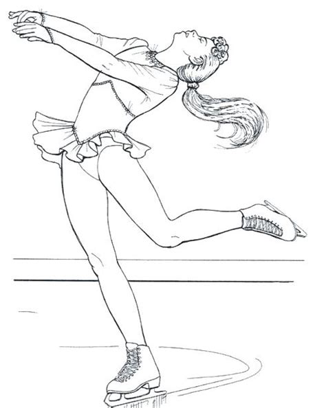 Printable coloring page dora skating. Ice Skating Coloring Pages at GetColorings.com | Free ...