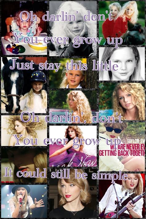 Your little eyelids flutter cause you're dreaming. Never grow up Taylor swift | Taylor swift lyrics, Taylor ...