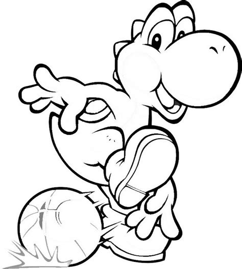 Image result for mario kart 8 deluxe coloring pages mario stuff. yoshi playing soccer coloring sheet