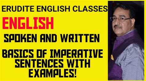 Basically, an imperative sentence tells you what to do and it is used to give a command, instruction, request, or advice. Basics of English speaking and writing. Examples of ...