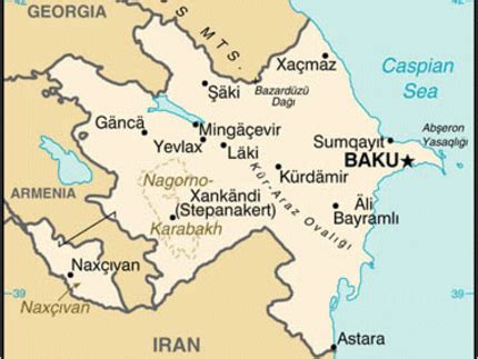 Nachbarstaaten sind im südwesten armenien, im nordwesten georgien, im norden russland. Aserbaidschan - Makroökonomische Theorie und Politik ...