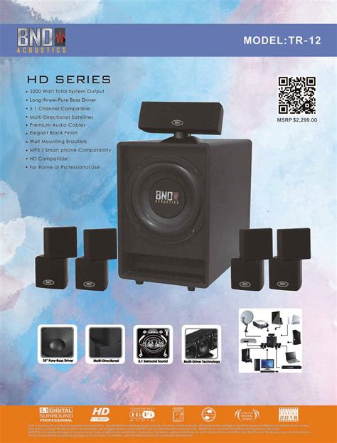 Bno news also sources all information properly and is factual. TR-12 Home Theater System - BNO