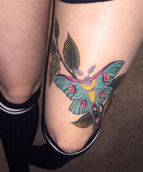 Check spelling or type a new query. Luna Moth, tattoo by Eric Brunelle at Cobra Custom, Plymouth MA