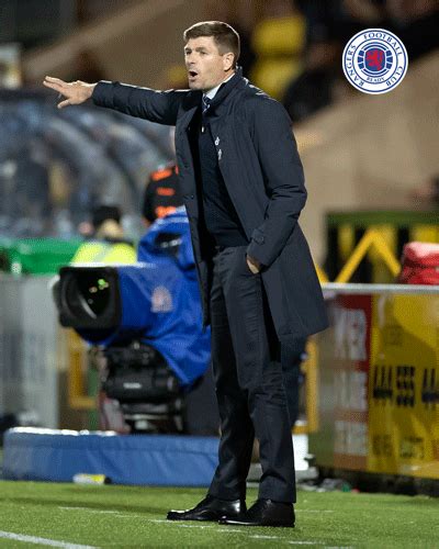 Rangers' league form has been imperious. Steven Gerrard - Rangers Football Club, Official Website