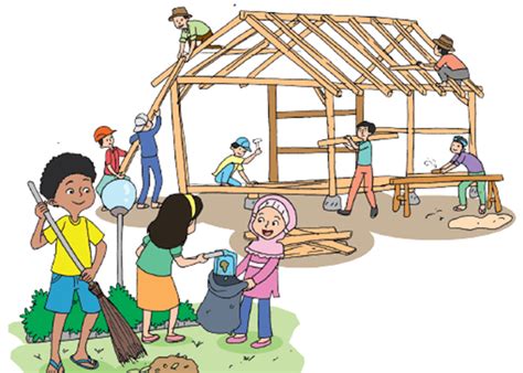 Ahmedatheism mewarnai gambar gotong royong gambar kartun kerja bakti di sekolah, gambar kartun kerja bakti di rumah goresan tangan kerja bakti gambar gotong royong di sekolah hitam putih brad erva doce info gambar list mewarnai gambar cangkul pict pictures 10 gotong. Gotong Royong Modal Dasar Pembangunan | Mikirbae.com