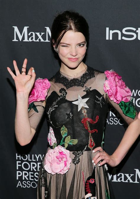 This is anya's first movie, and what she's able to accomplish with very little dialogue is extremely impressive. ANYA TAYLOR-JOY at tiff/instyle/hfpa Party at 2016 Toronto ...