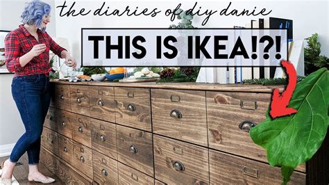 Carefully sand the plywood to prep it. EXTREME IKEA HACK!!! DIY Apothecary Buffet Cabinet | Ikea ...