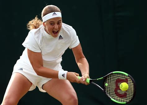 Ostapenko, bir saat 59 dakika… it was hard not to think of the legendary former champion when seeing jelena ostapenko win the french open on saturday, and her joyful reaction afterwards. JELENA OSTAPENKO at Wimbledon Tennis Championships in ...