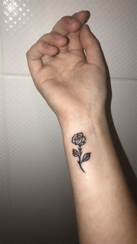 White wrist tattoos flower wrist tattoos black tattoos tattoos on the wrist tattoo roses tattoo small neue tattoos body art tattoos tatoos. rose wrist tattoo Tattoos #rose #tattoo #Tattoos #wrist ...