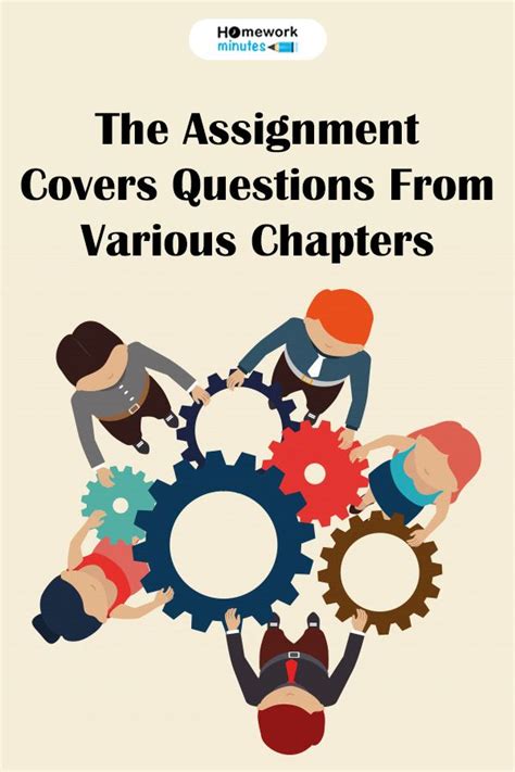 The assignment covers questions from various chapters in ...