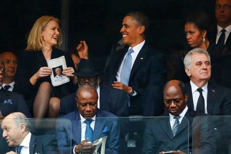 The prime minister of denmark (danish: Remember Danish PM Who Was FLIRTING With OBAMA At Mandela Memorial She's Back At It With UHURU ...