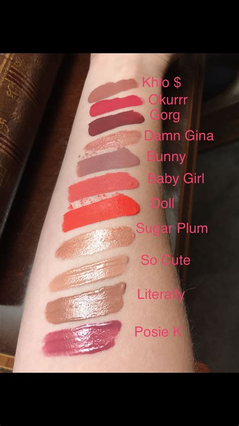 What comes in a kylie lip kit? Kylie Cosmetics Swatches KoKo K Collection Lip Kit Glosses ...