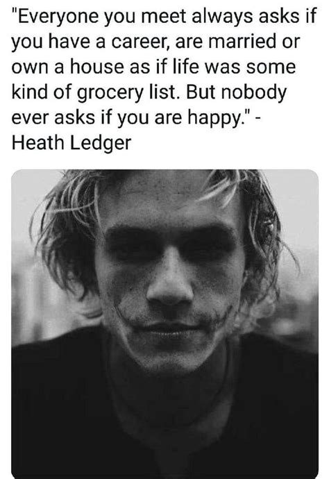 Since heath's part as the joker in the dark knight was the last film role he completed — and. Did Heath Ledger Die Because Of The Joker Role? - Update Freak in 2020 | Heath ledger quotes ...