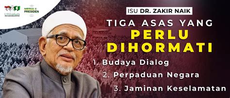 He is the president of islamic research foundation international. Isu Dr. Zakir Naik: Tiga asas perlu dihormati